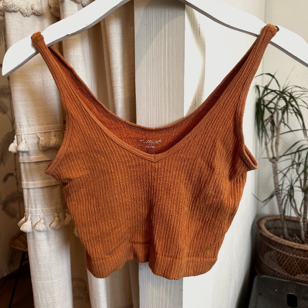 Orange Urban Outfitters Tank Top